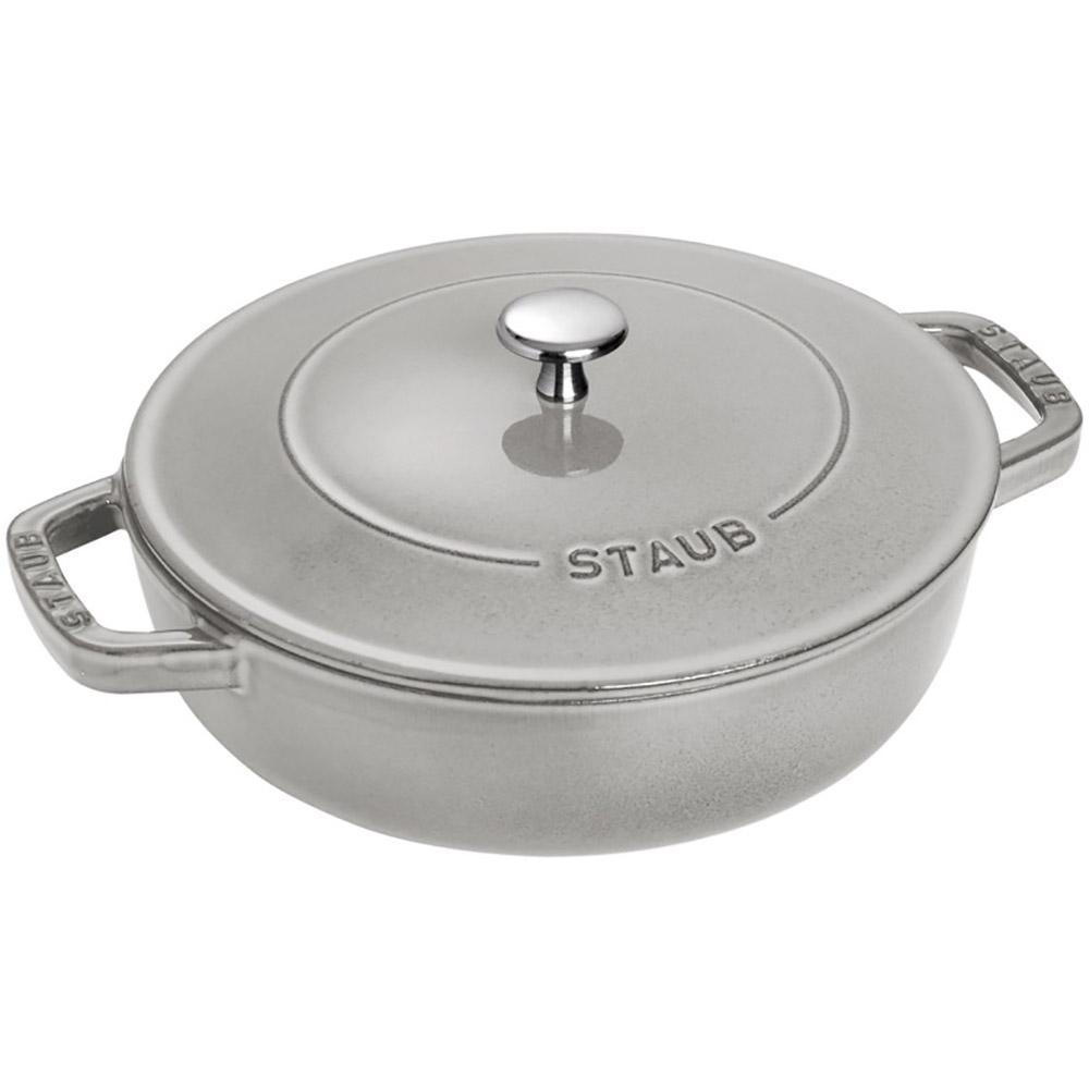 staub ストウブ ブレイザー ソテーパン 26cm グレー 40506-543 大きい