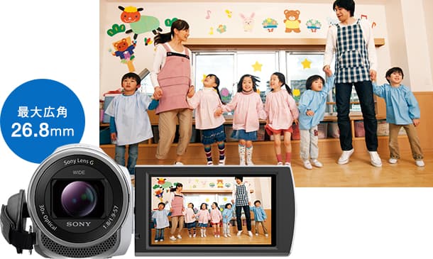 ソニー SONY ビデオカメラ Handycam 光学30倍 内蔵ﾒﾓﾘｰ64GB ﾎﾜｲﾄ HDR