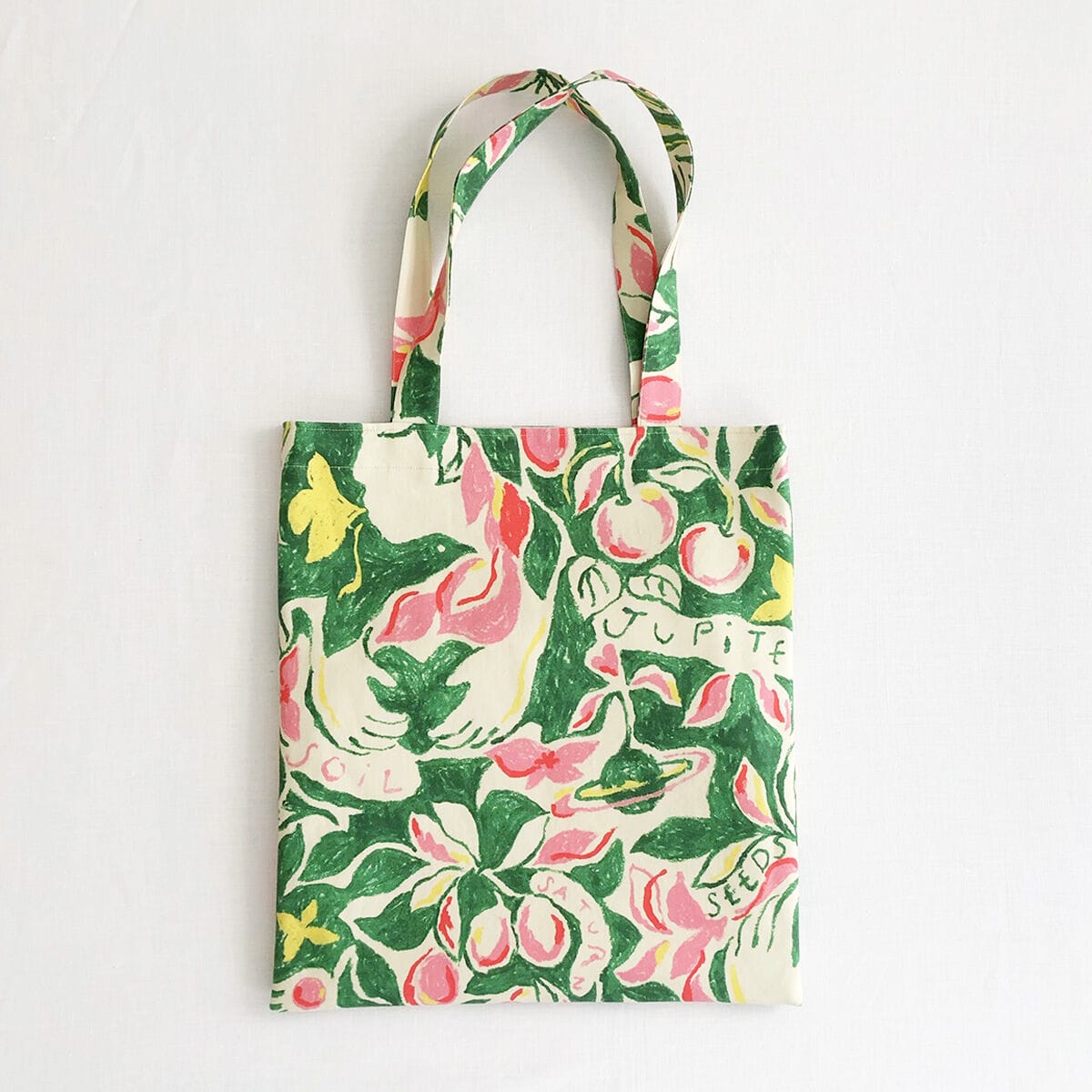 MANAMI SAKURAI Tote bag 'The universe' (Green)｜永久不滅ポイント