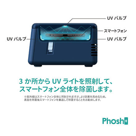 アデッソ Phosh フォッシュ ワイヤレス充電+USB充電モデル PS-01