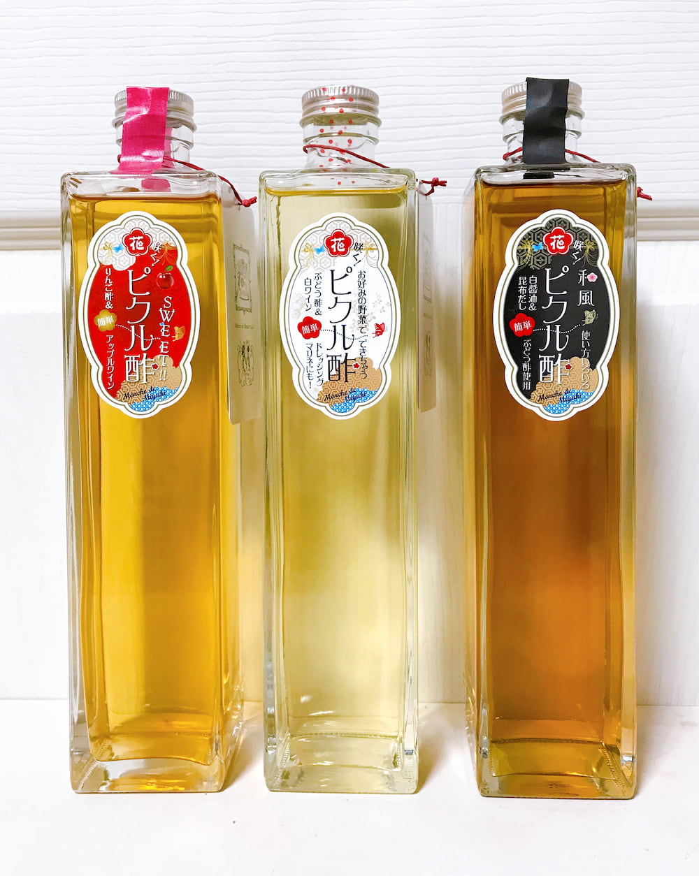 花咲くピクル酢 スタンダード 3種3本セット 500ml 3本 永久不滅ポイント Ucポイント交換の Storee Saison ストーリー セゾン