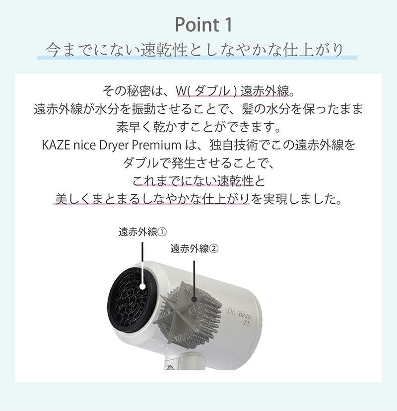 KALOS BEAUTY TECHNOLOGY ドライヤー KAZE nice Dryer Premium