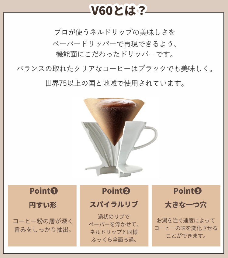 ハリオ V60 アウトドアコーヒーフルセット O-VOCF｜永久不滅