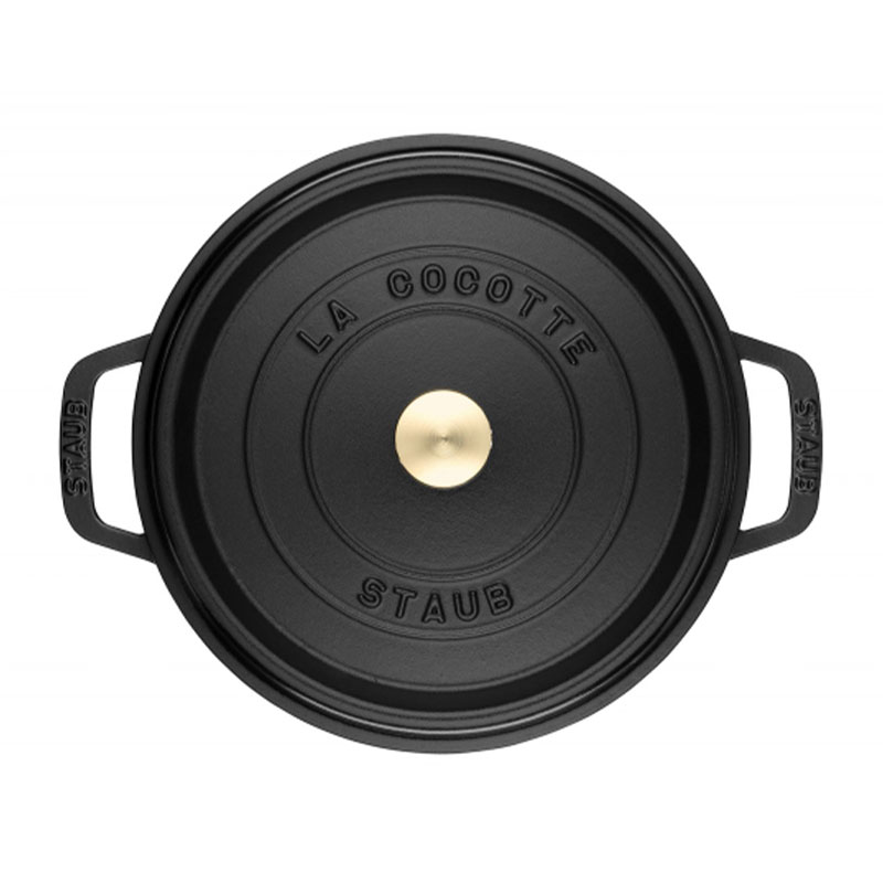 限定色 staub ストウブ ピコ・ココット ラウンド 22cm ロイヤルブルー