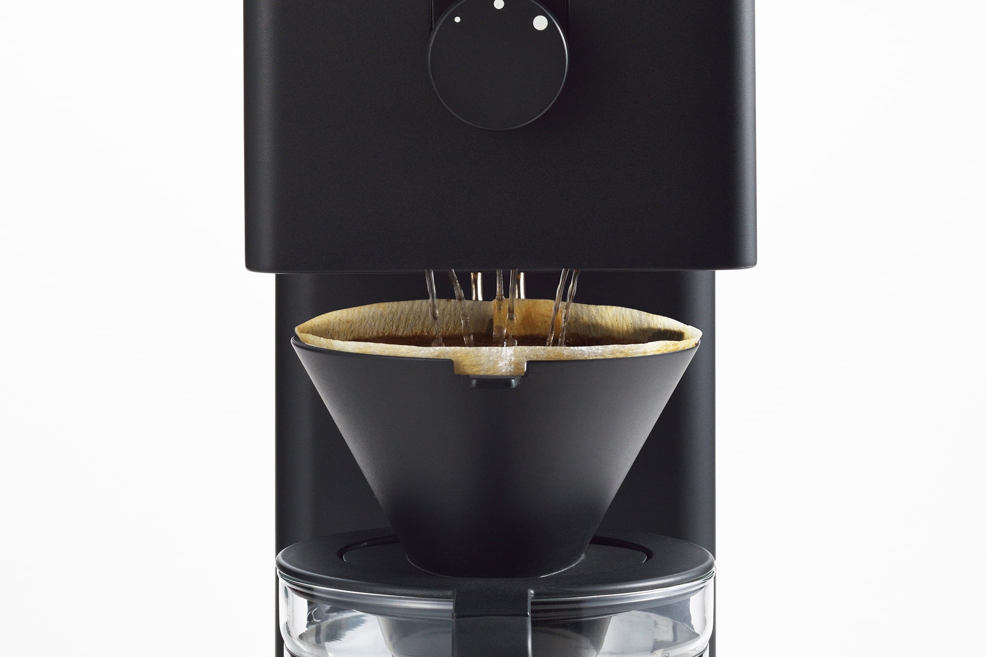 ツインバード 全自動コーヒーメーカー 6杯用 CM-D465B ミル付き コーン 