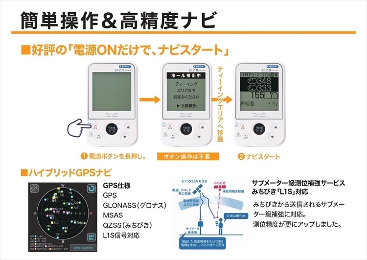 朝日ゴルフ EV-235 イーグルビジョン イージープラス4 (EAGLE VISION